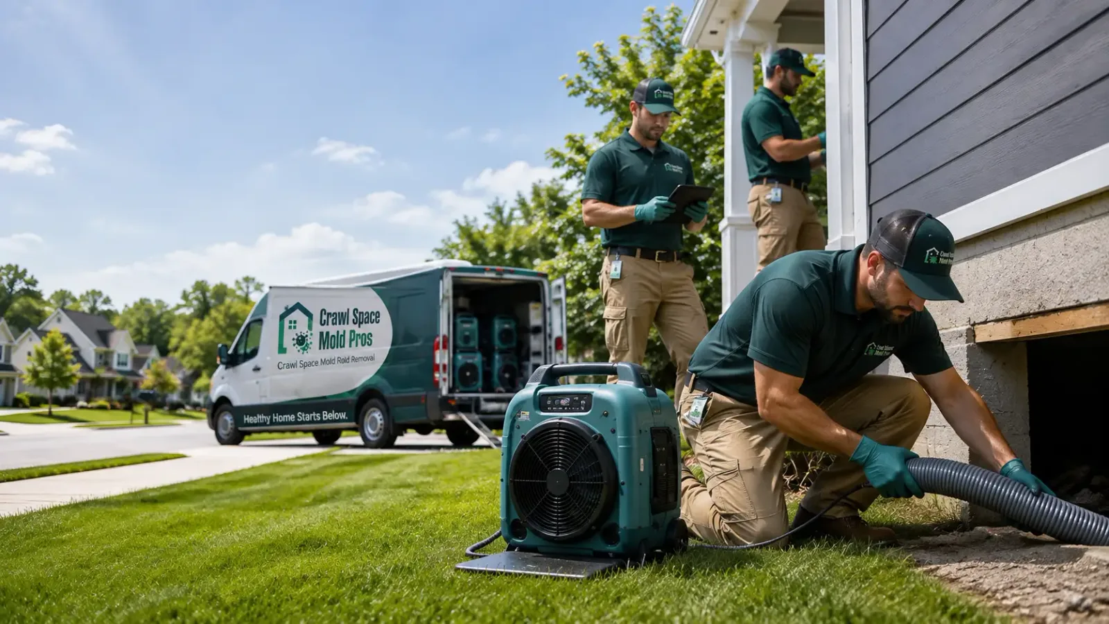 Crawl Space Mold Removal in Nielsville, MN